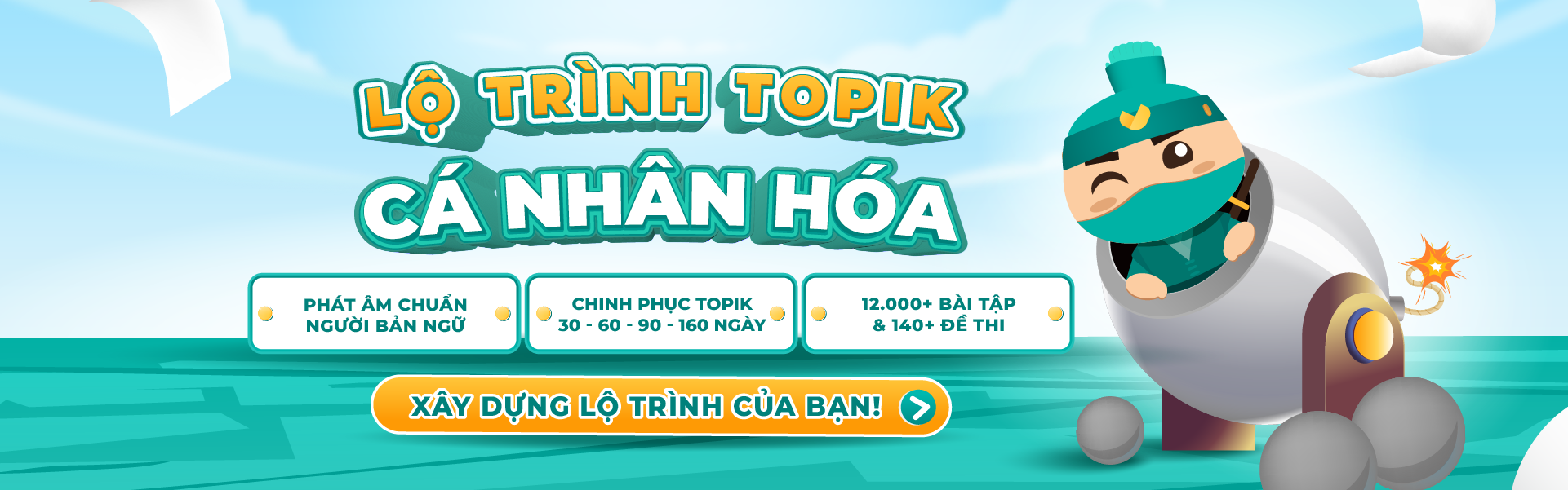 Lộ trình TOPIK được cá nhân hóa